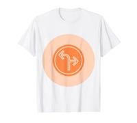 Really Like Bifurcation Decision Choice Value Graphic T-Shirt, Men, White, XL