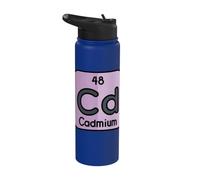 Really Like Cadmium Periodic Table of Elements Stainless Steel Insulated Water Bottle