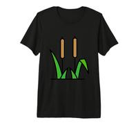 Really Like Cattails Cat Tail Pond Typha Bulrush Reedmace Premium T-Shirt