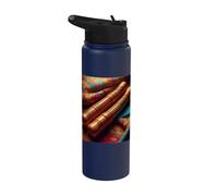 Really Like Claves Clave Music Musical Brazil Cuban Stainless Steel Insulated Water Bottle