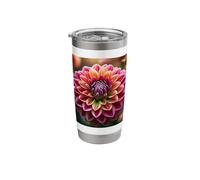 Really Like Dahlias Dahlia Flower Florist Stainless Steel Insulated Tumbler