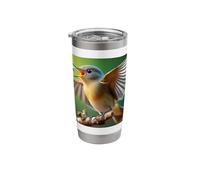 Really Like Flycatchers Flycatcher Bird Stainless Steel Insulated Tumbler