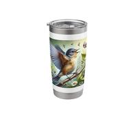 Really Like Flycatchers Flycatcher Bird Stainless Steel Insulated Tumbler