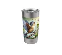 Really Like Flycatchers Flycatcher Bird Stainless Steel Insulated Tumbler