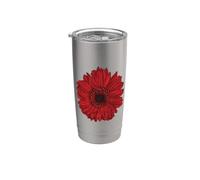 Really Like Gerbera Red Daisy Winter Flower Stainless Steel Insulated Tumbler
