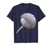 Really Like Horseshoe Crabs Horseshoe Crab T-Shirt, Men, Navy Blue, 5X-Large