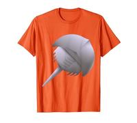 Really Like Horseshoe Crabs Horseshoe Crab T-Shirt, Men, Orange, XX-Large