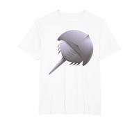 Really Like Horseshoe Crabs Horseshoe Crab T-Shirt, Men's Big and Tall, White, 5X Tall