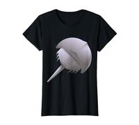 Really Like Horseshoe Crabs Horseshoe Crab T-Shirt, Women, Black, 3X-Large