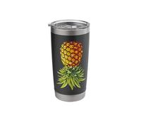 Really Like Inverted Upside Down Upsidedown Pineapple Stainless Steel Insulated Tumbler