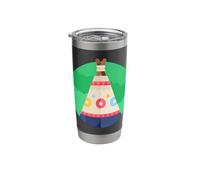 Really Like Native American Teepee Tipi Stainless Steel Insulated Tumbler