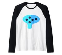 Really Like Ocarina Musical Potato Flute Raglan Baseball Tee
