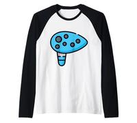 Really Like Ocarina Musical Potato Flute Raglan Baseball Tee