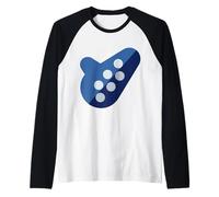 Really Like Ocarina Musical Potato Flute Raglan Baseball Tee