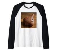 Really Like Ocarina Musical Potato Flute Raglan Baseball Tee