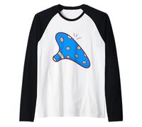 Really Like Ocarina Musical Potato Flute Raglan Baseball Tee
