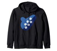 Really Like Ocarina Musical Potato Flute Zip Hoodie