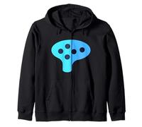 Really Like Ocarina Musical Potato Flute Zip Hoodie