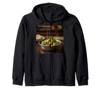 Really Like Palak Paneer Spinach Curry India Cuisine Dish Zip Hoodie
