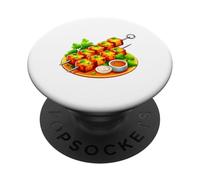 Really Like Paneer Tikka Indian India Tandoor Food PopSockets Adhesive PopGrip