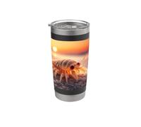 Really Like Sand Fleas Emerita Sand Fiddler Sand Crab Beach Stainless Steel Insulated Tumbler