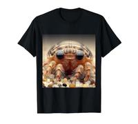 Really Like Sand Fleas Emerita Sand Fiddler Sand Crab Beach Value Graphic T-Shirt, Men, Black, S