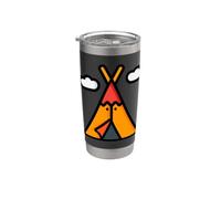 Really Like Teepees Teepee Tipi Stainless Steel Insulated Tumbler