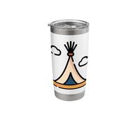 Really Like Teepees Teepee Tipi Stainless Steel Insulated Tumbler