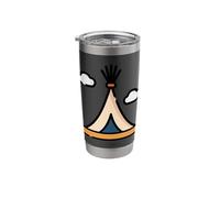 Really Like Teepees Teepee Tipi Stainless Steel Insulated Tumbler