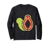 Really Love Papaya Paw-Paw Fruit Colorful Long Sleeve T-Shirt