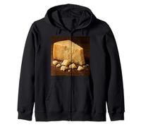Really Love Parmesan Cheese Parma-Reggio Zip Hoodie