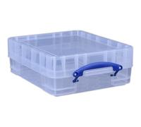 Really Useful 11 Xl Litre Clear ,plastic Storage Box With Lid & Handles
