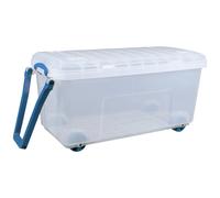 Really Useful 160 Litre Heavy Duty Trunk With Handles - Clear