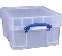 Really Useful 18 Litre Extra Clear Box 485mm X 385mm X 205mm Clear Plastic Storage Box