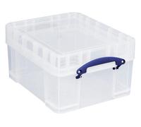 Really Useful 21 Xl Litre Versatile Clear Storage Box: Stackable, Transparent, Secure Solution For Storage