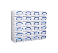 Really Useful 24 Compartment Organiser Box 0.07L Clear