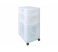 Really Useful Storage Tower 1x7, 1x12, 1x25 Litre Clear/Clear, Clear