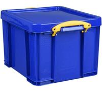Really Useful 35 Litre Box Solid - Blue