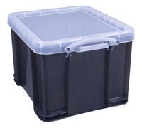 Really Useful 35TSMKCB 35 Litre Storage Box in Card - Transparent Smoke