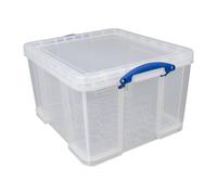Really Useful 42L Plastic Storage Box - Clear