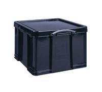 Really Useful 42 Litre Recycled Plastic Storage Box Black 42BKR