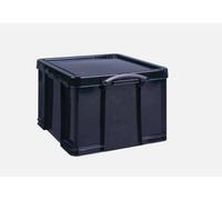 Really Useful 42L Recycled Plastic Storage Box Black 42Black R