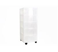 Really Useful 5 Drawer Plastic Storage Tower - Clear
