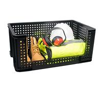 Really Useful 64 Litre Open Front Crate - Black