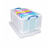 Really Useful 64 Litre Storage Box, Clear