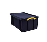 Really Useful 64 Litre Storage Box, Solid Black