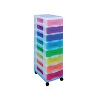 Realuse 0.8L Really Useful Pencil/Stationery Box - Clear x 2 Boxes