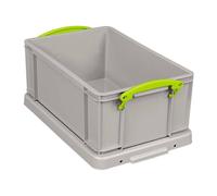 Really Useful 9 Litre Plastic Storage Box with Lid Grey (9RDG)