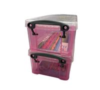 Really Useful Box 0.9 Litre - Pack of 2 (Pink)