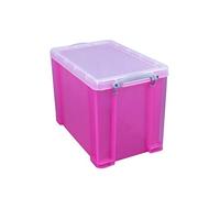 Really Useful Box 19 Litre Transparent Bright Pink